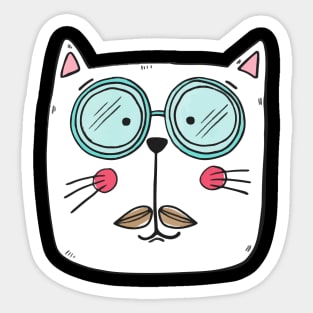 Cute cat Sticker